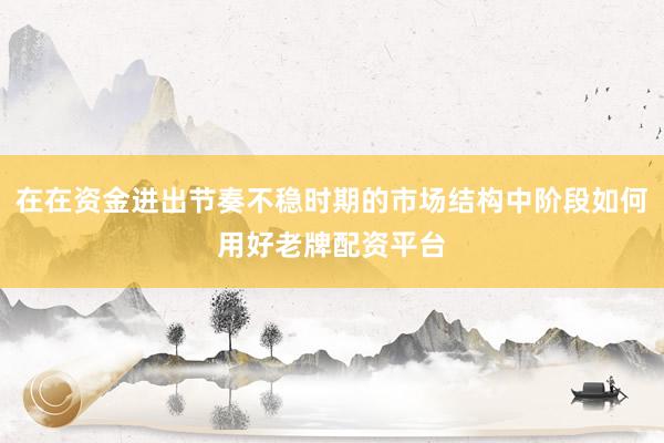 在在资金进出节奏不稳时期的市场结构中阶段如何用好老牌配资平台